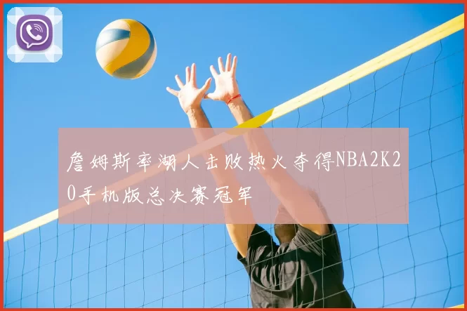 詹姆斯率湖人击败热火夺得NBA2K20手机版总决赛冠军