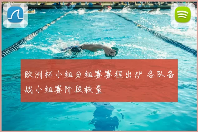 欧洲杯小组分组赛赛程出炉 各队备战小组赛阶段较量